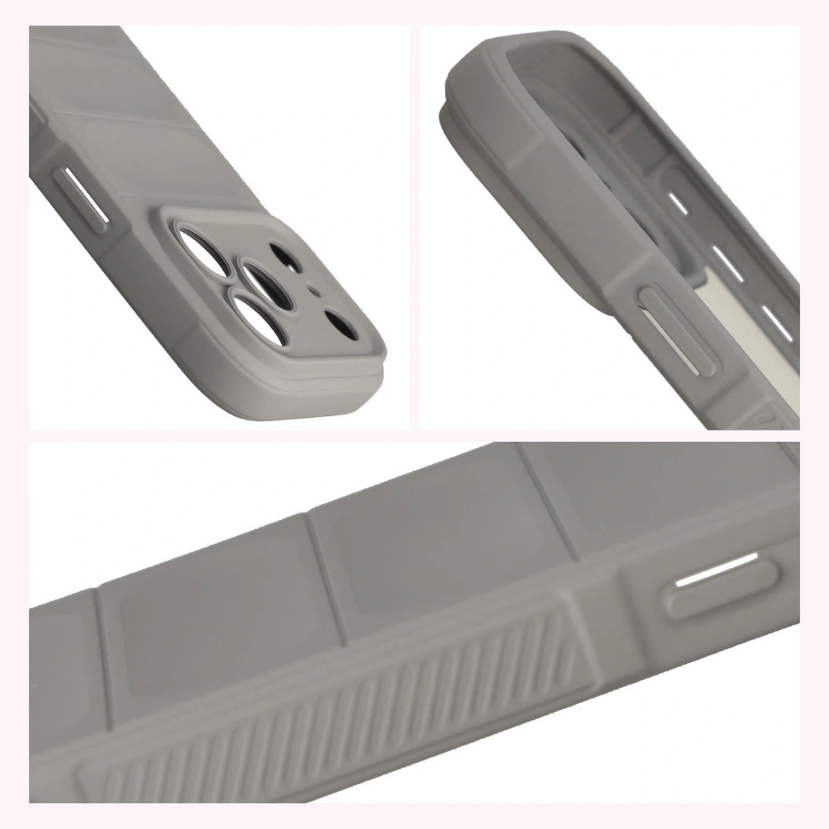 Textured sides and raised edges for the screen and camera in the Bison Case Tur for Apple iPhone 17 Pro
