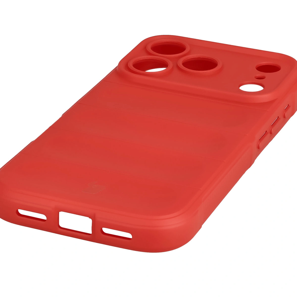 Precyzyjne wycięcia i kompatybilność z ładowaniem indukcyjnym w etui Bizon Case Tur do Apple iPhone 17 Pro