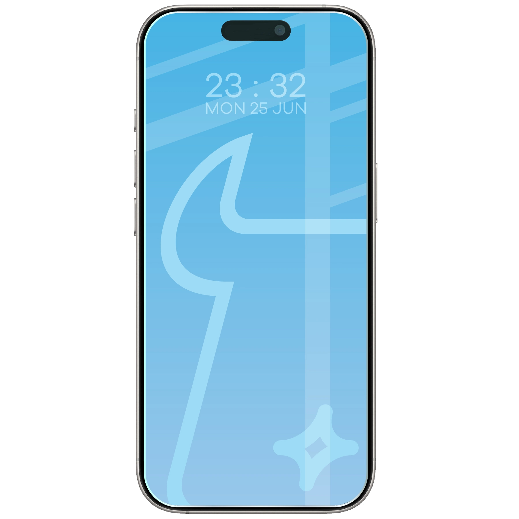 Telefon z nałożonym szkłem Bizon Glass Clear Duo do Apple iPhone 17 / Apple iPhone 17 Pro / Apple iPhone 16 Pro