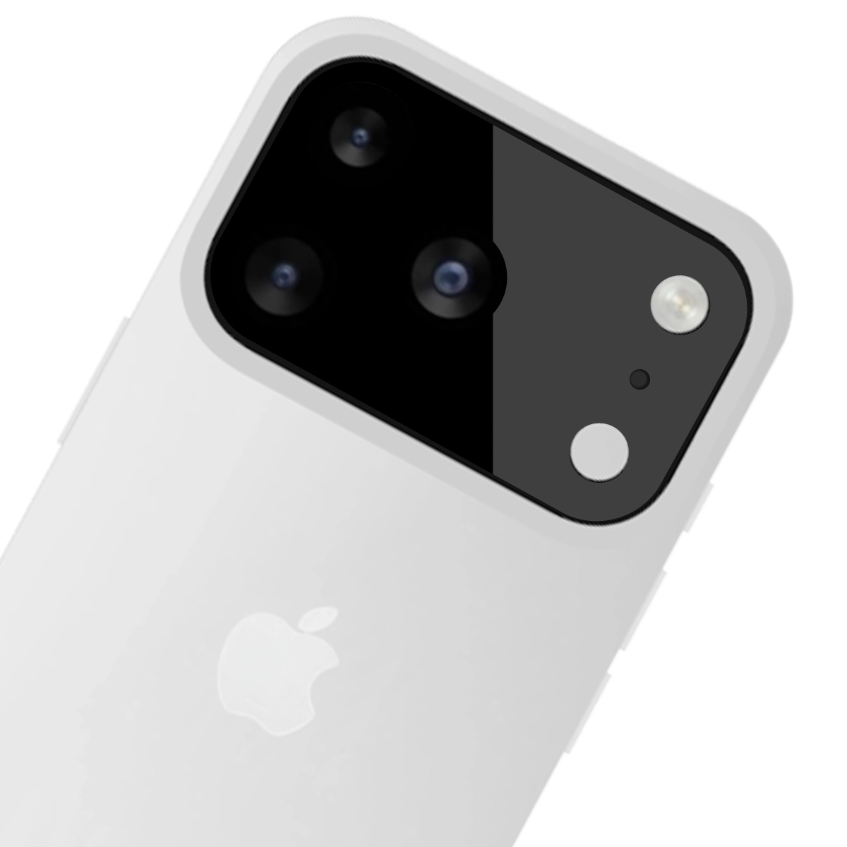 Bizon Glass Lens camera protection for Apple iPhone 17 Pro