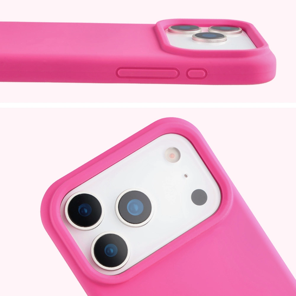 Zbliżenie na wycięcie na obiektywy w etui Bizon Soft Case