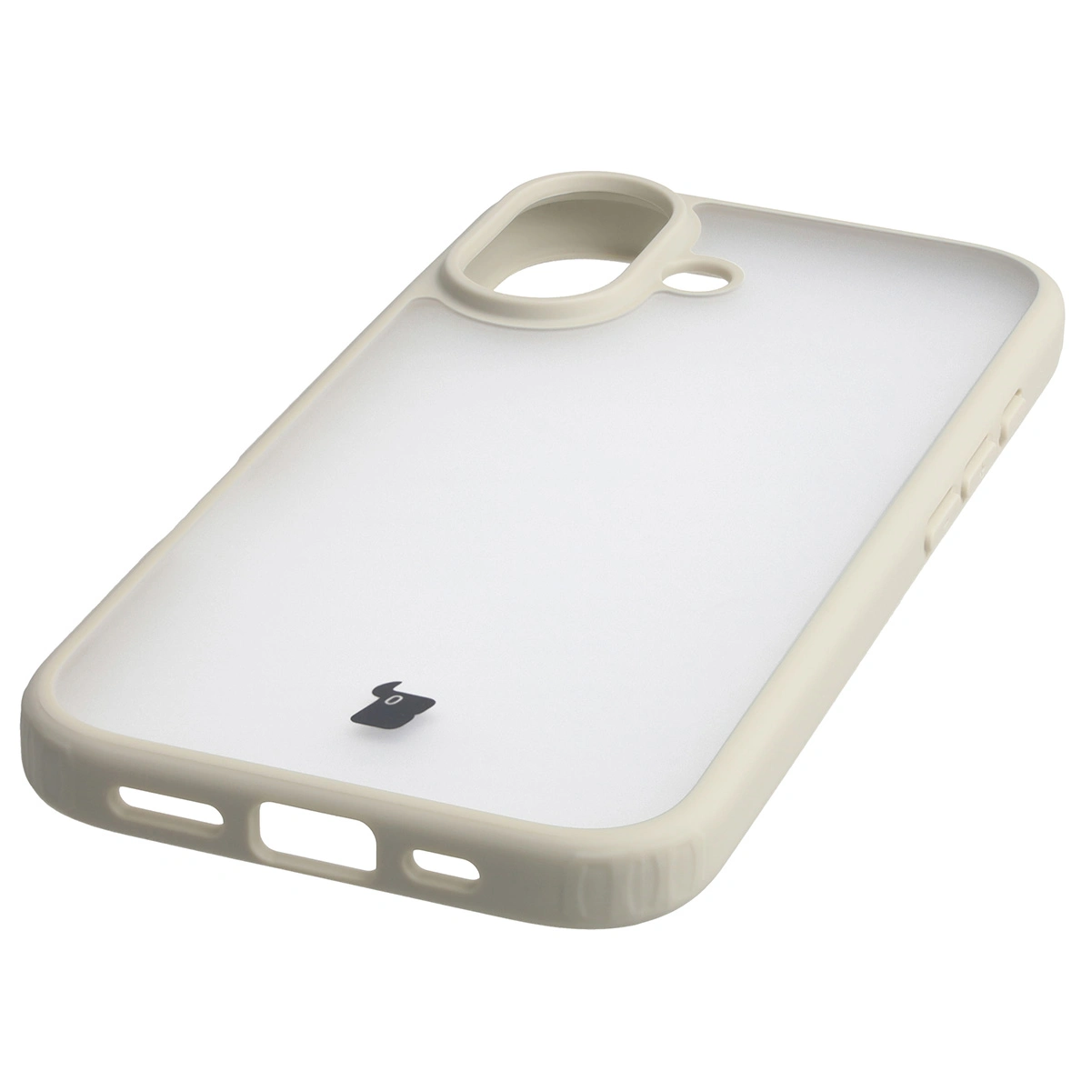 Butoane integrate, decupări și material hibrid în etui Bizon Case Angelo pentru Apple iPhone 17