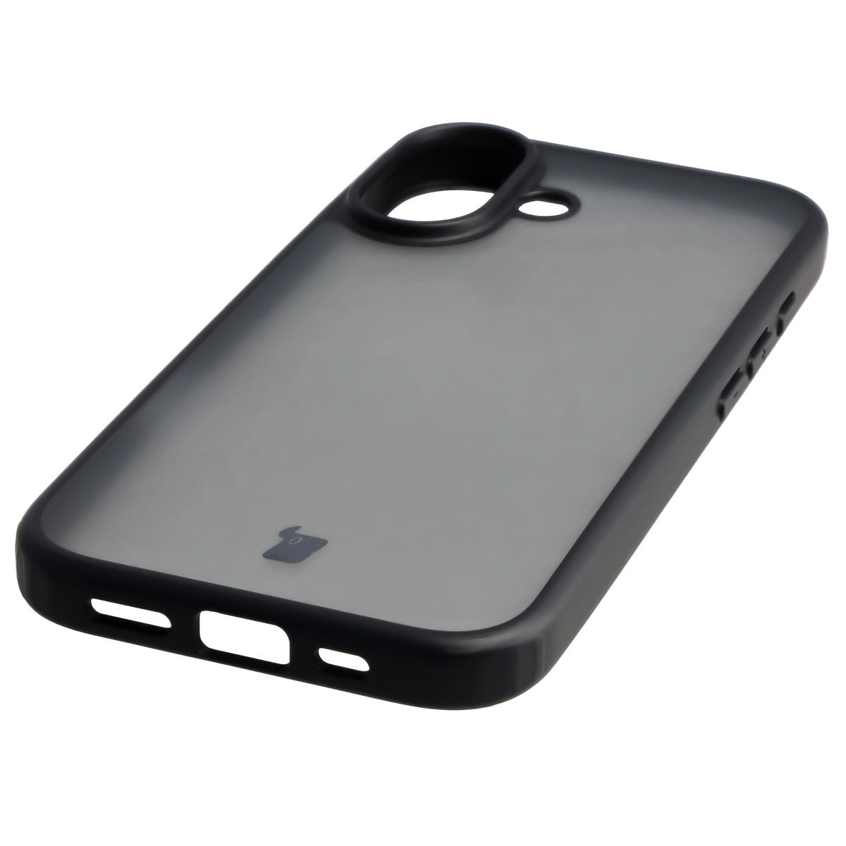 Butoane integrate, decupaje și material hibrid în etui Bizon Case Angelo pentru Apple iPhone 17