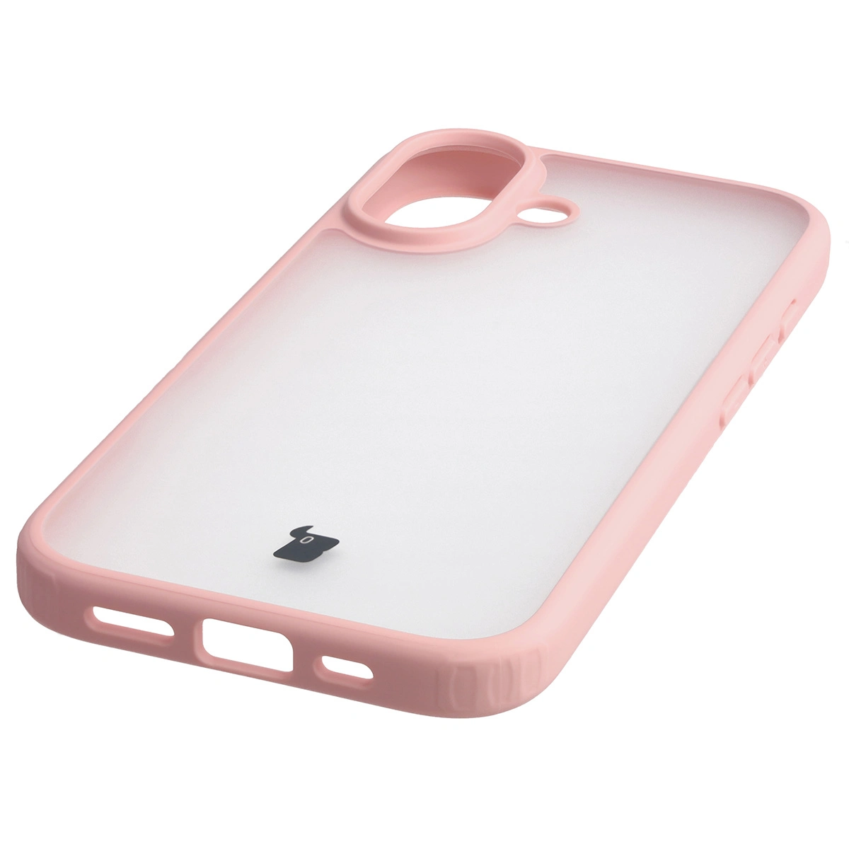 Butoane integrate, decupaje și material hibrid în etui Bizon Case Angelo pentru Apple iPhone 17