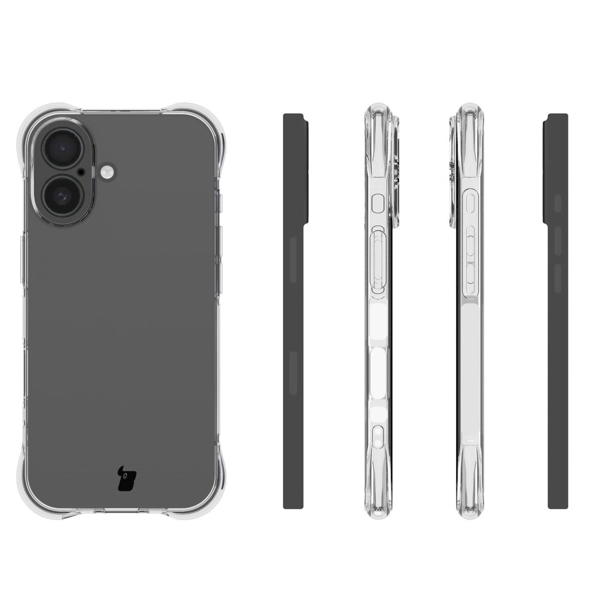 Transparent back of the Case Salpa for Apple iPhone 17