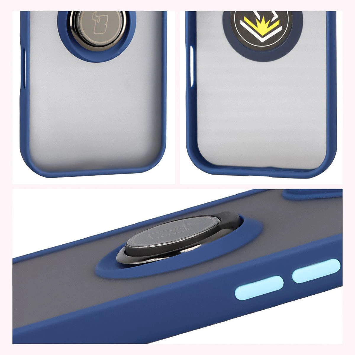 Features of Bison Case Hybrid Ring for Apple iPhone 17: non-slip frame and matte design