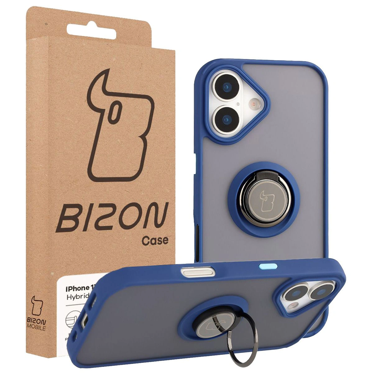 Front of the Bison Case box with a dedicated label for Apple iPhone 17