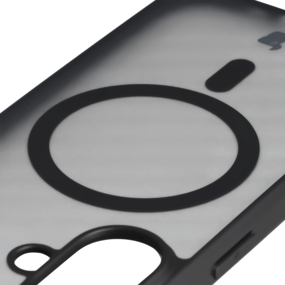 Magnetic ring in the Bizon Case MatteO for Apple iPhone 17