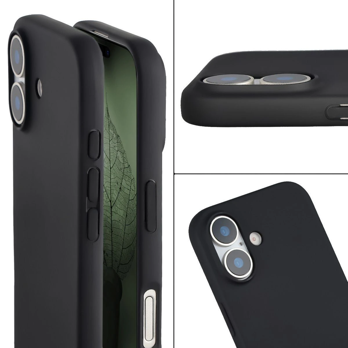 Raised edges and anti-slip coating in the Bison Case ReLeaf for Apple iPhone 17