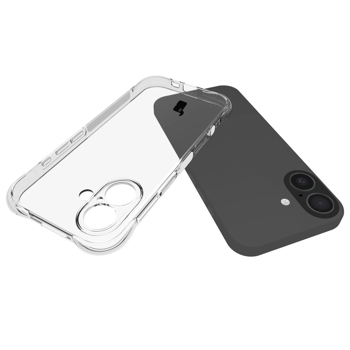 Dedicated cutouts and raised edges for the camera in the Bizon Case Salpa for Apple iPhone 17