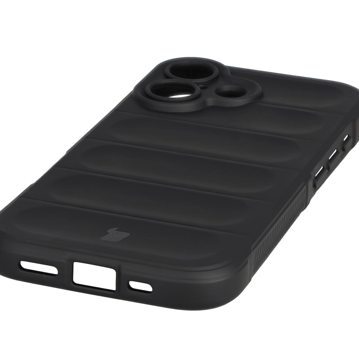 Precise cutouts and compatibility with wireless charging in the Bison Case Tur for Apple iPhone 17