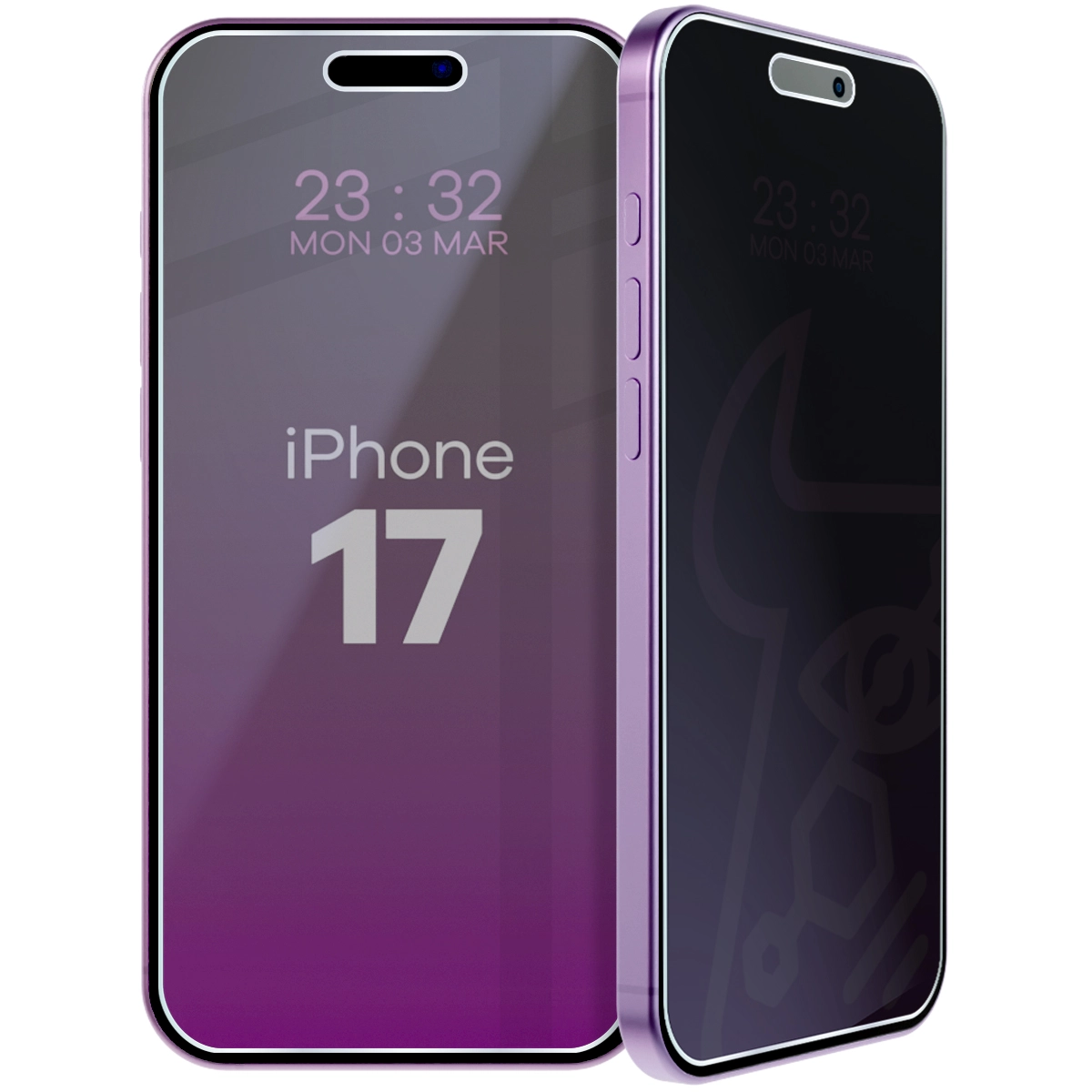 Szkło hybrydowe prywatyzujące Bizon Glass Mule Shadow do Apple iPhone 17