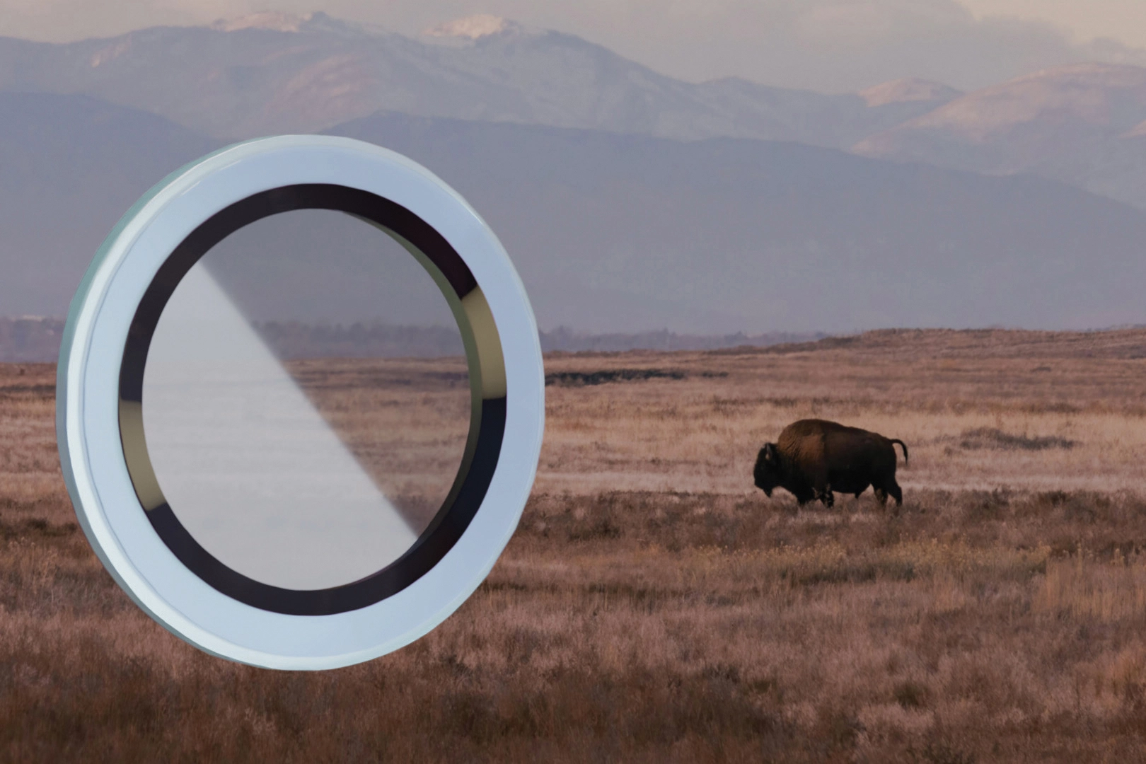 Clarity of Bizon Snap Lens tempered glass for Apple iPhone 17