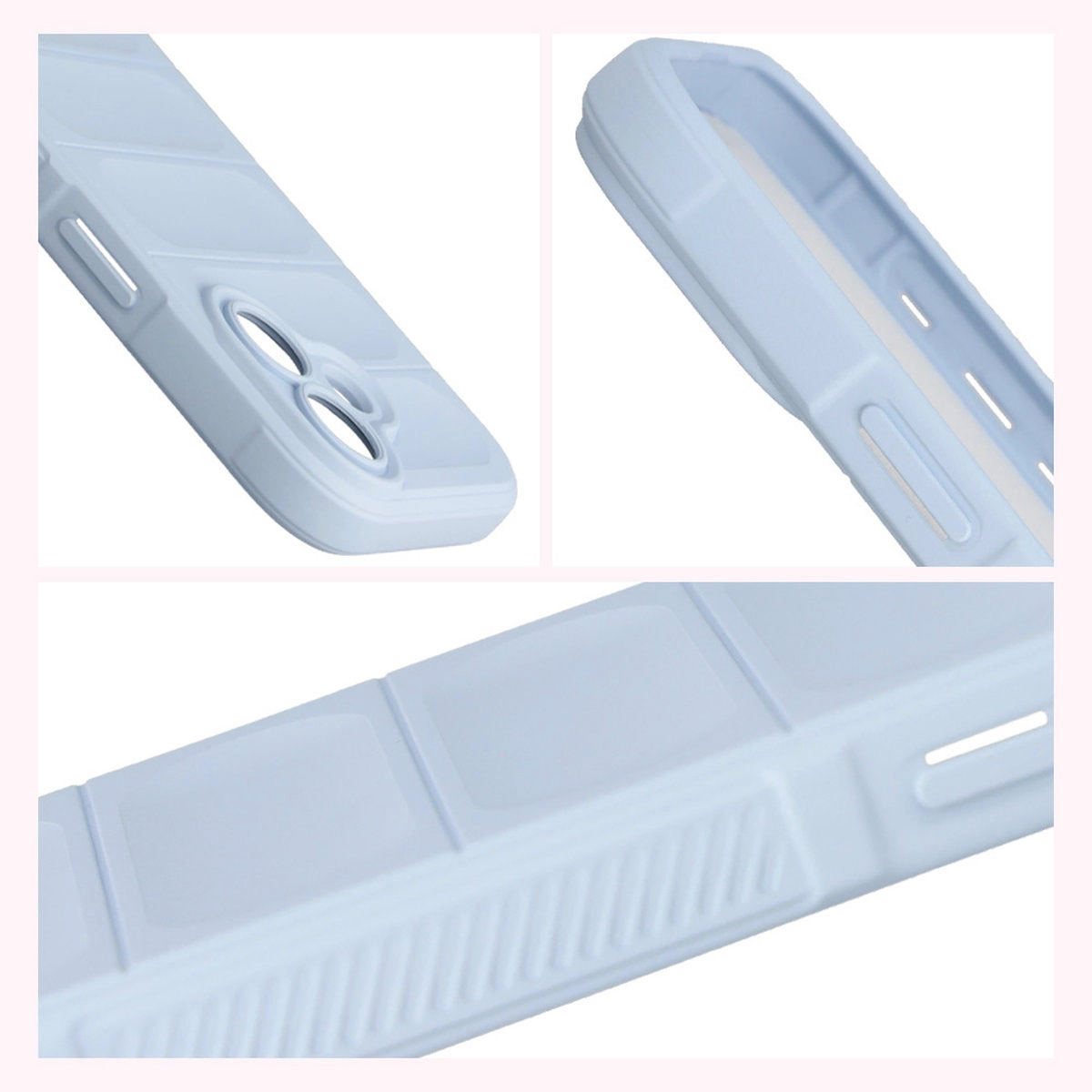 Raised edges and non-slip surface in the Bison Case Tur for Apple iPhone 17