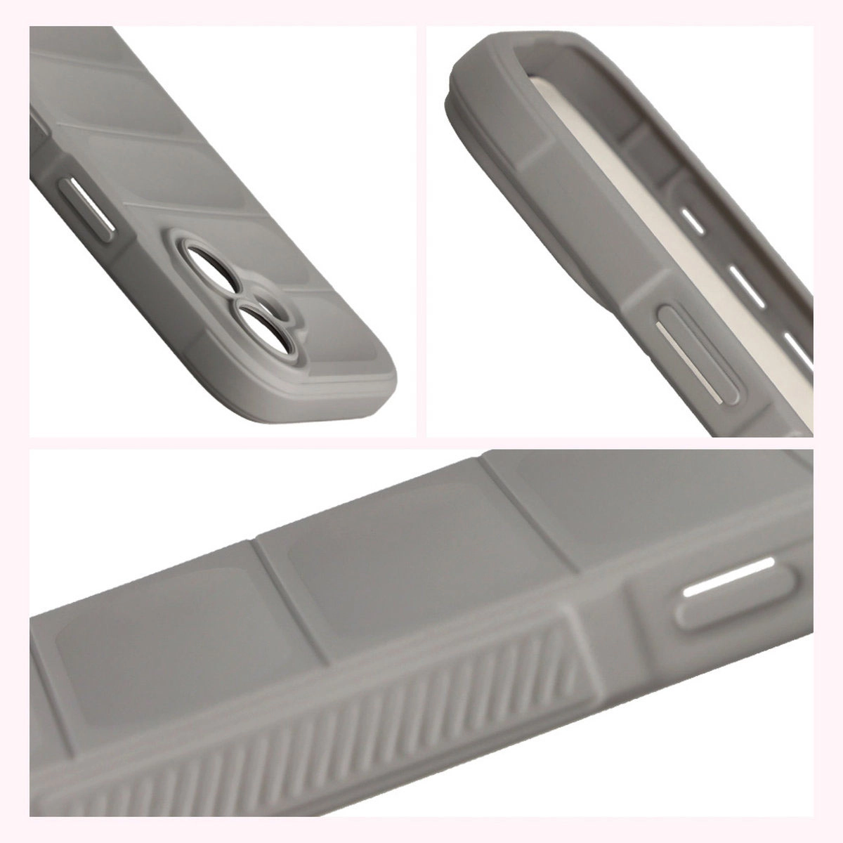 Raised edges and non-slip surface in the Bison Case Tur for Apple iPhone 17