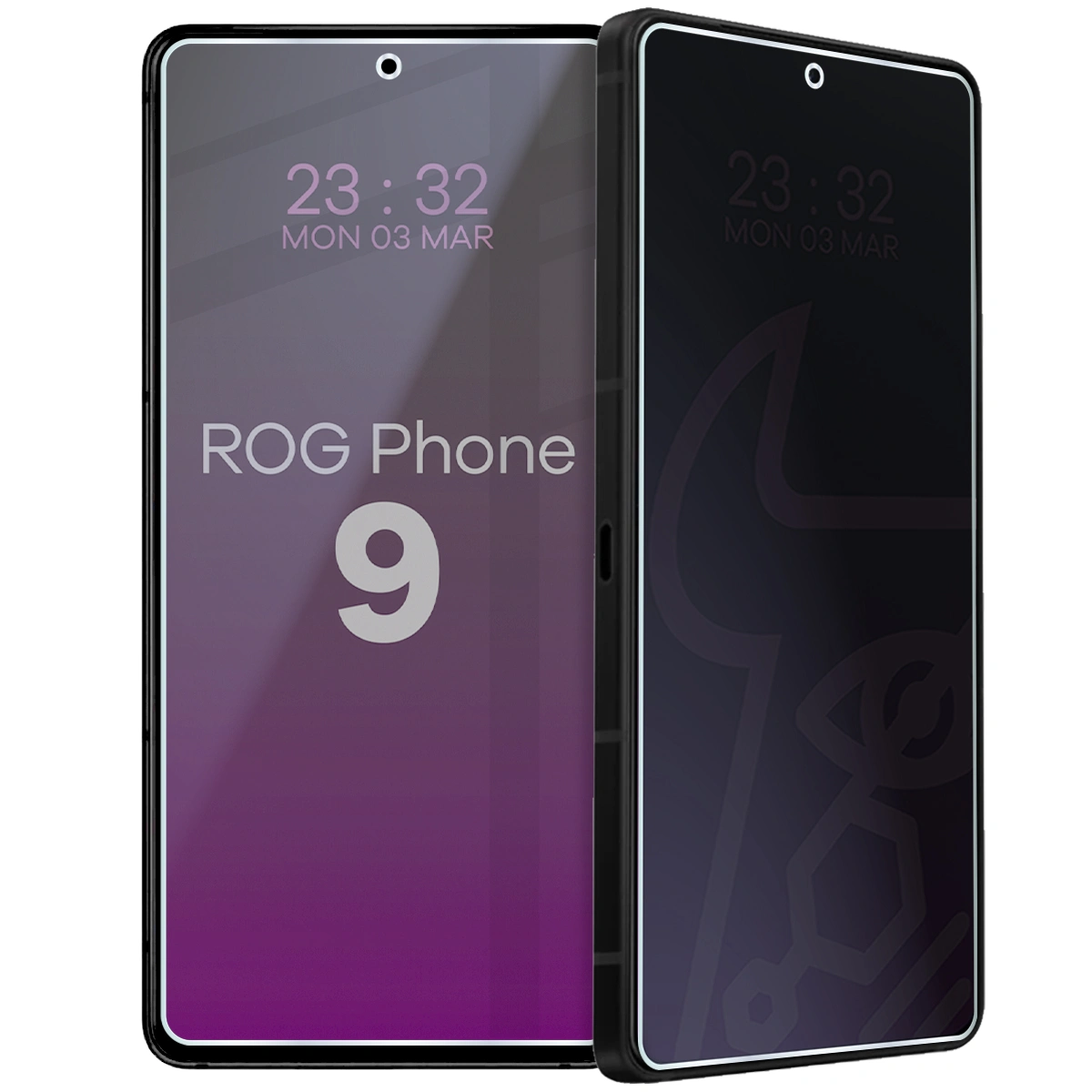 Szkło hybrydowe prywatyzujące Bizon Glass Mule Shadow do Asus ROG Phone 9