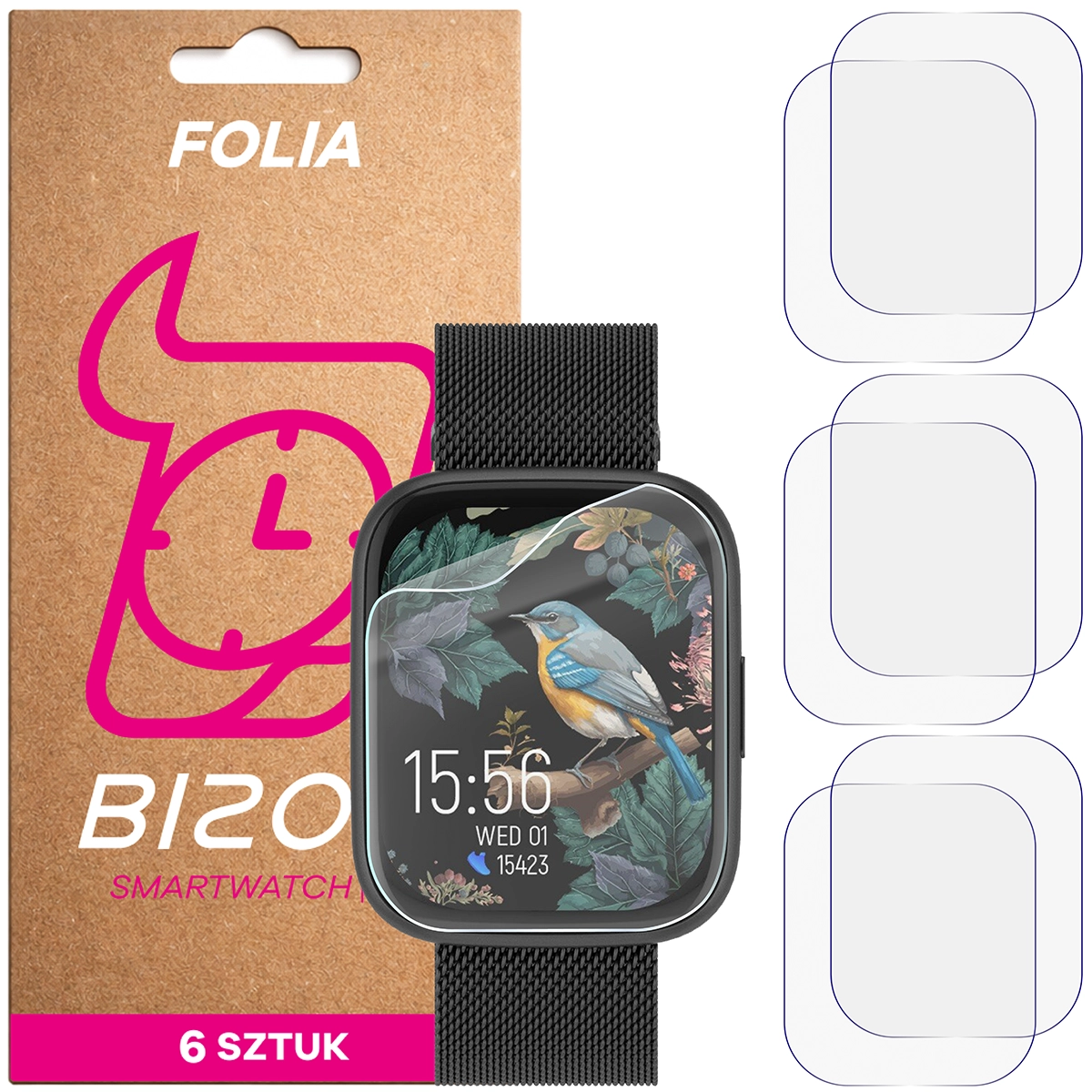 Bizon Watch Film HydroFlex hydrogel film for Forever ForeVigo 4