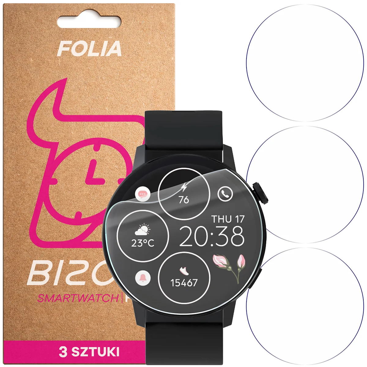Folia hydrożelowa Bizon Watch Film HydroFlex dla Forever Forevive 4
