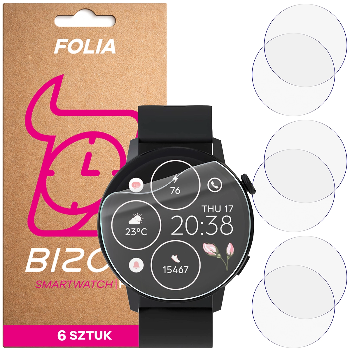 Bizon Watch Film HydroFlex for Forever Forevive 4