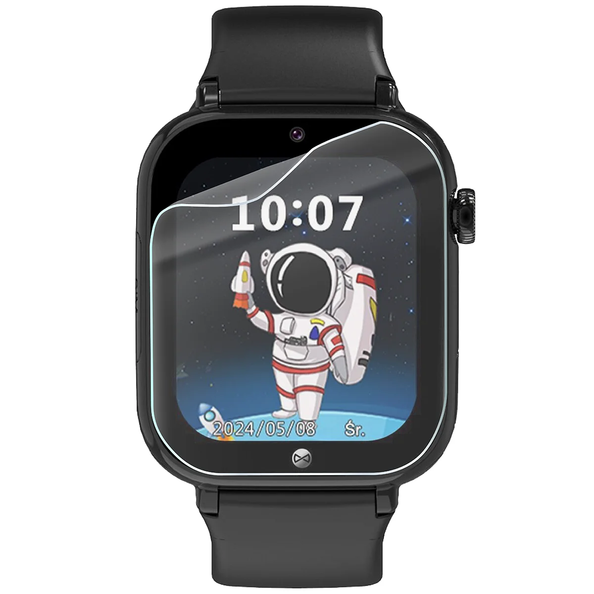 Bison Watch Film HydroFlex for Forever Look Me 3 on the watch