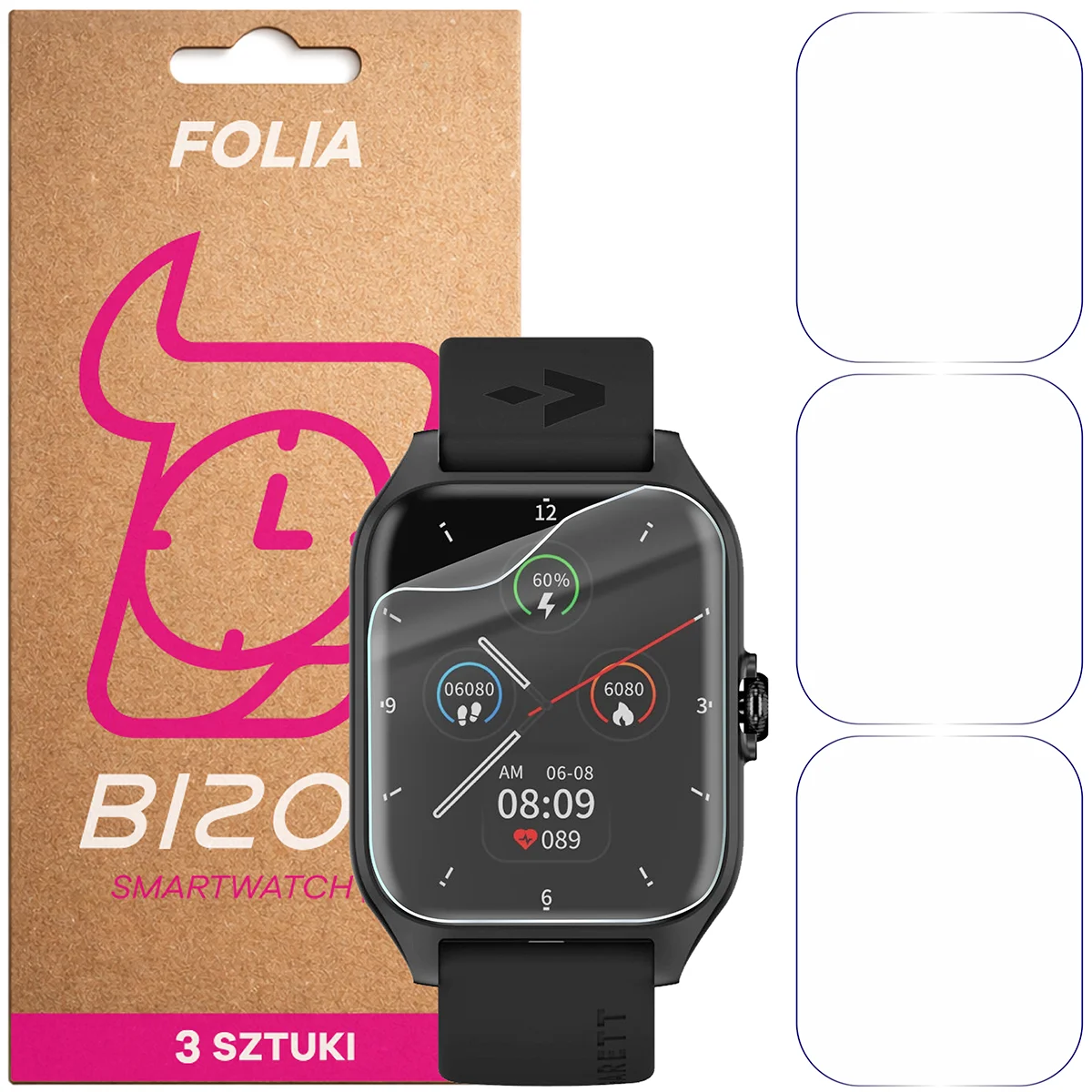 Folia hydrożelowa Bizon Watch Film HydroFlex dla Garett GRC Activity 2