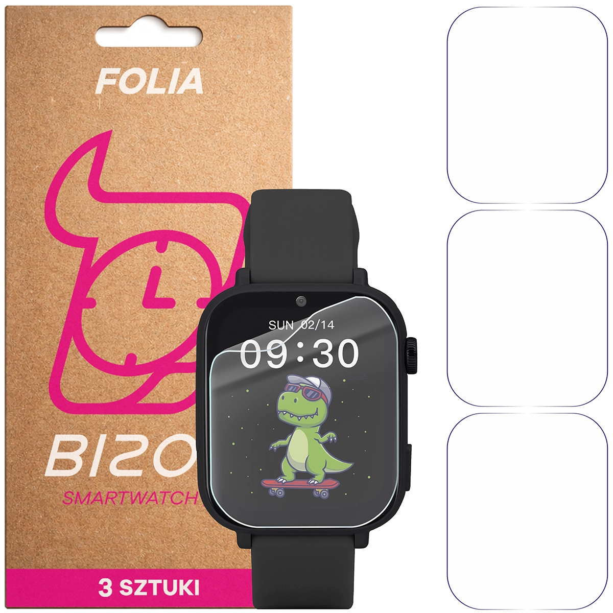 Bizon Watch Film HydroFlex hydrogel film for Garett Kids Nice Pro 4G