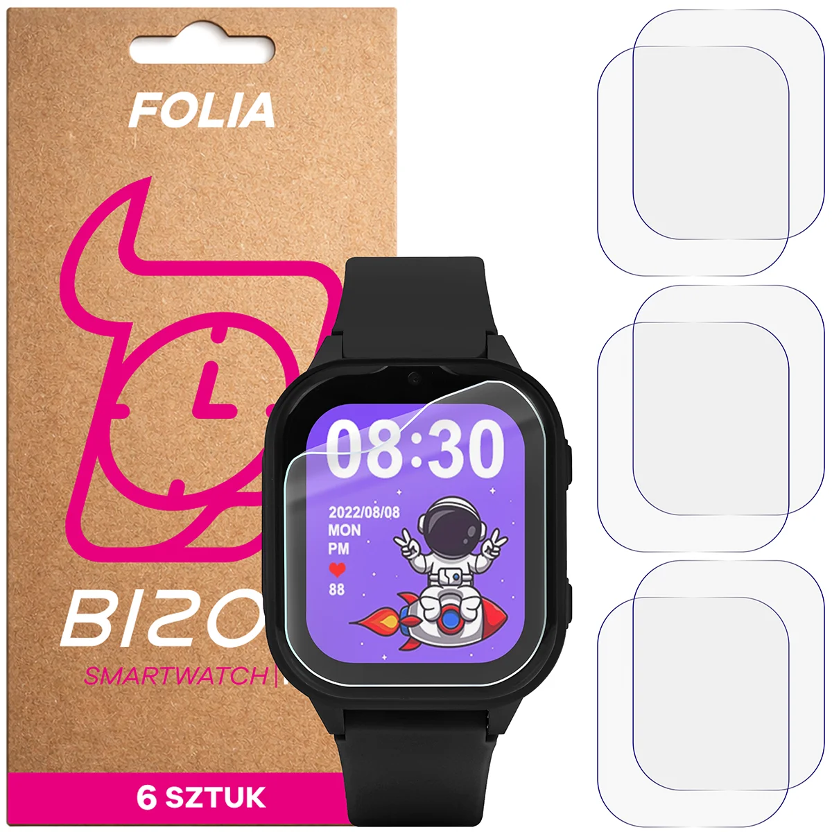 Bizon Watch Film HydroFlex hydrogel film for Garett Kids Sun Ultra 4G