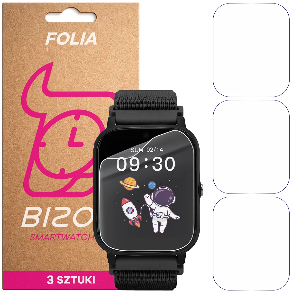 Folia hydrożelowa Bizon Watch Film HydroFlex dla Garett Kids Tech 4G