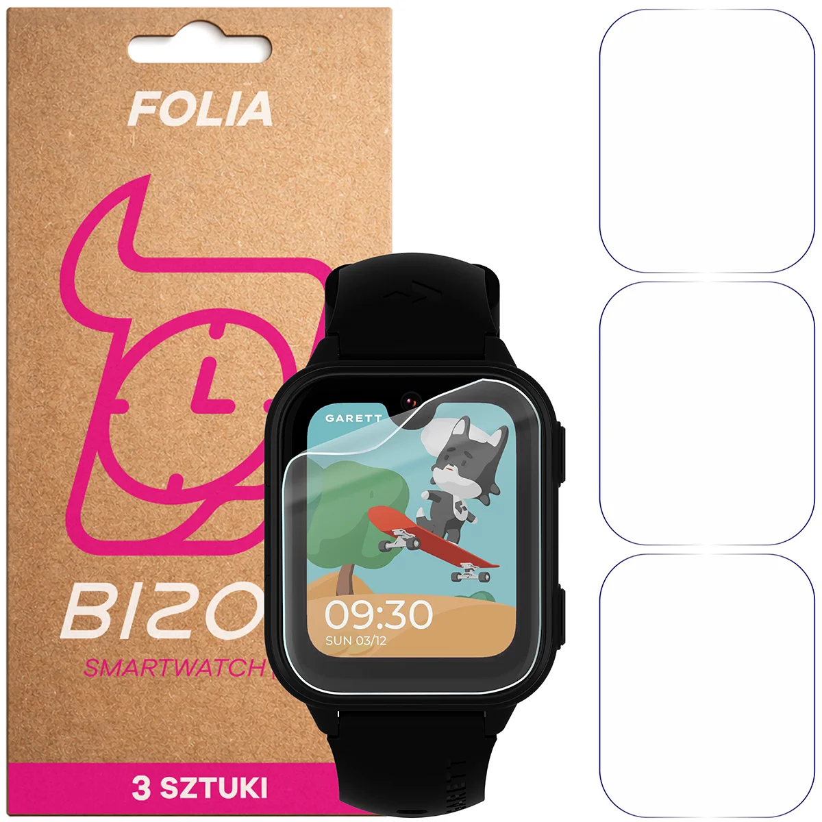 Folia hydrożelowa Bizon Watch Film HydroFlex dla Garett Kids Vibe 4G