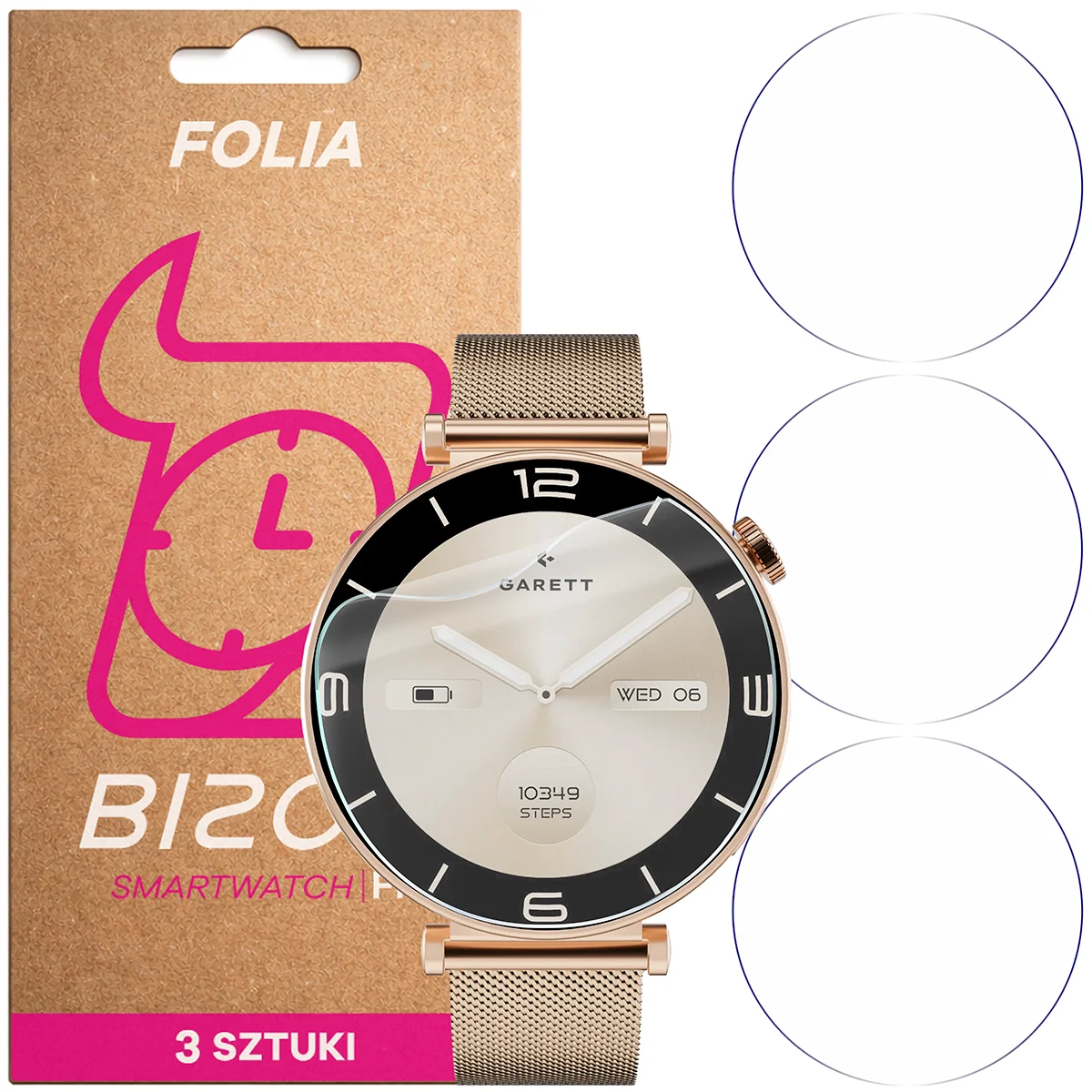 Folia hydrożelowa Bizon Watch Film HydroFlex dla Garett Rose