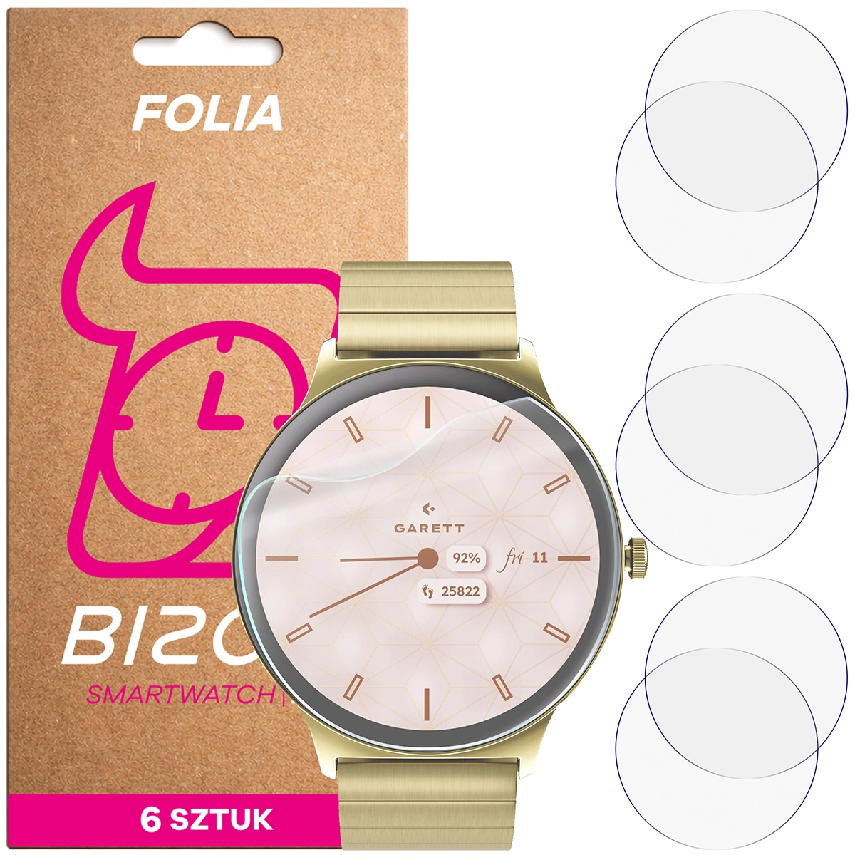 Bizon Watch Film HydroFlex hydrogel film for Garett Verona 2