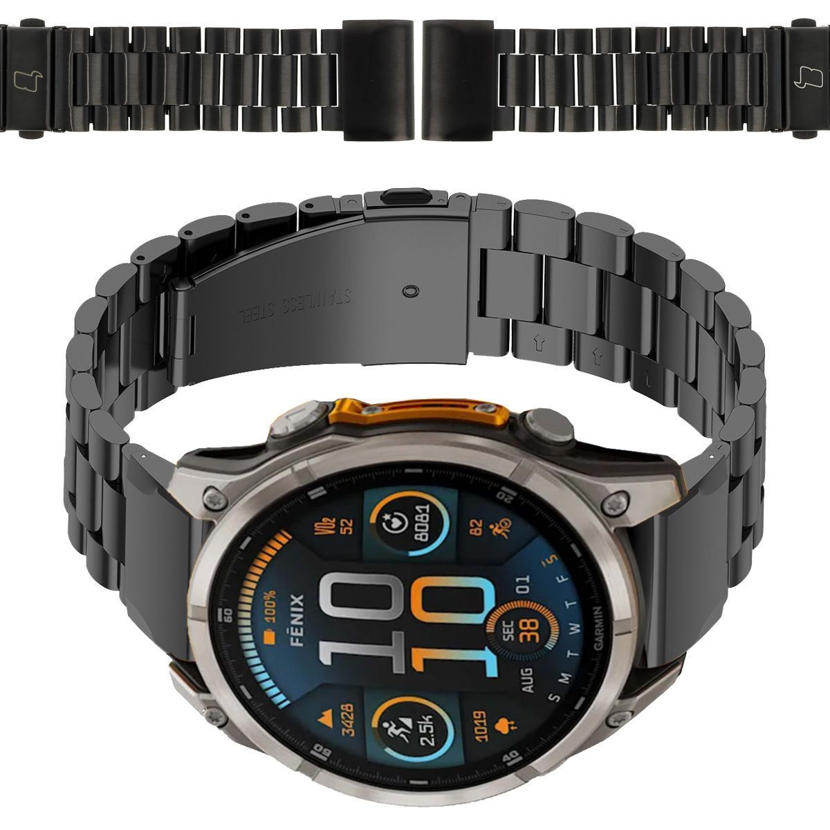 Bizon Strap Watch Aura strap for 22 mm Smartwatch