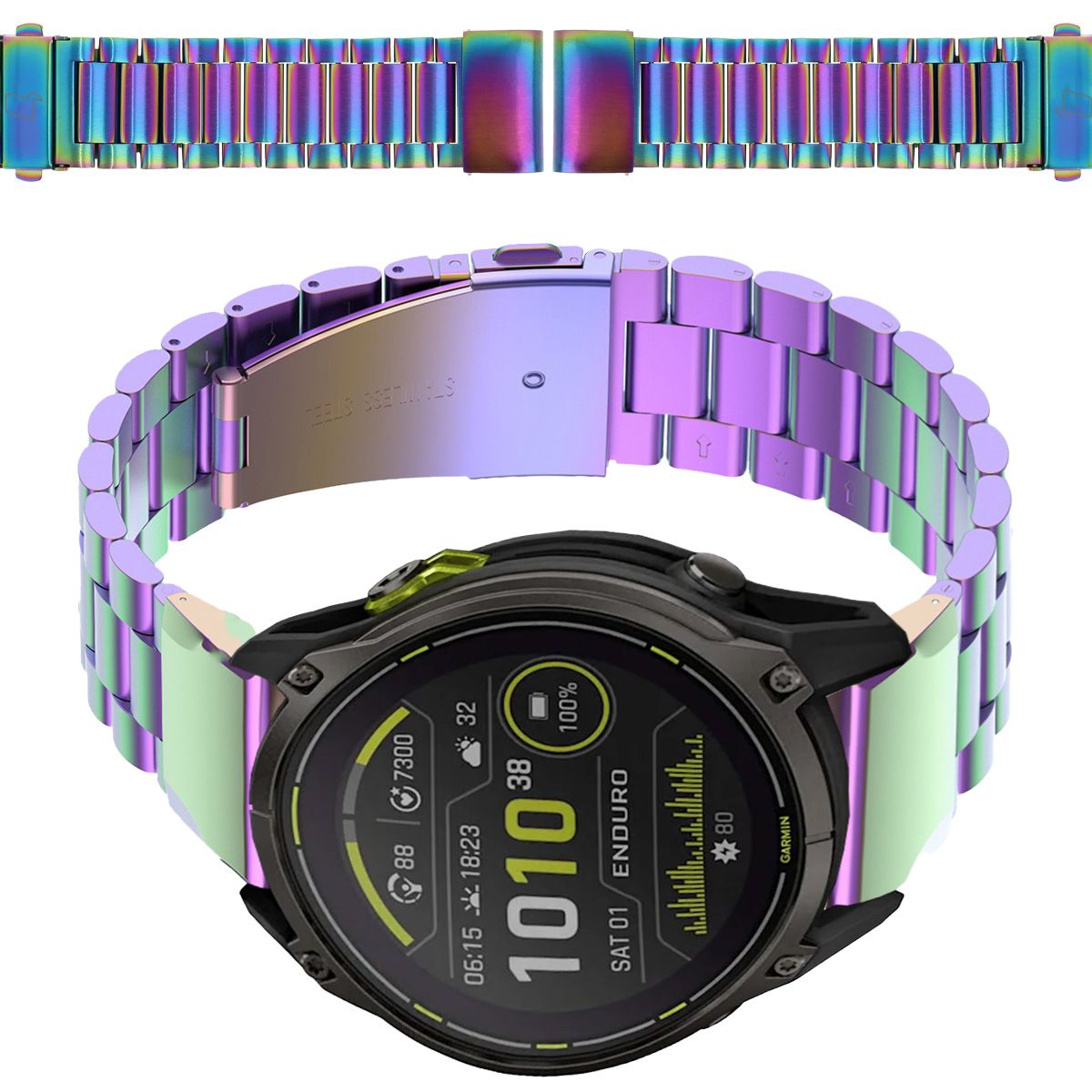 Pasek do zegarka Bizon Strap Watch Aura do Smartwatch 22 mm