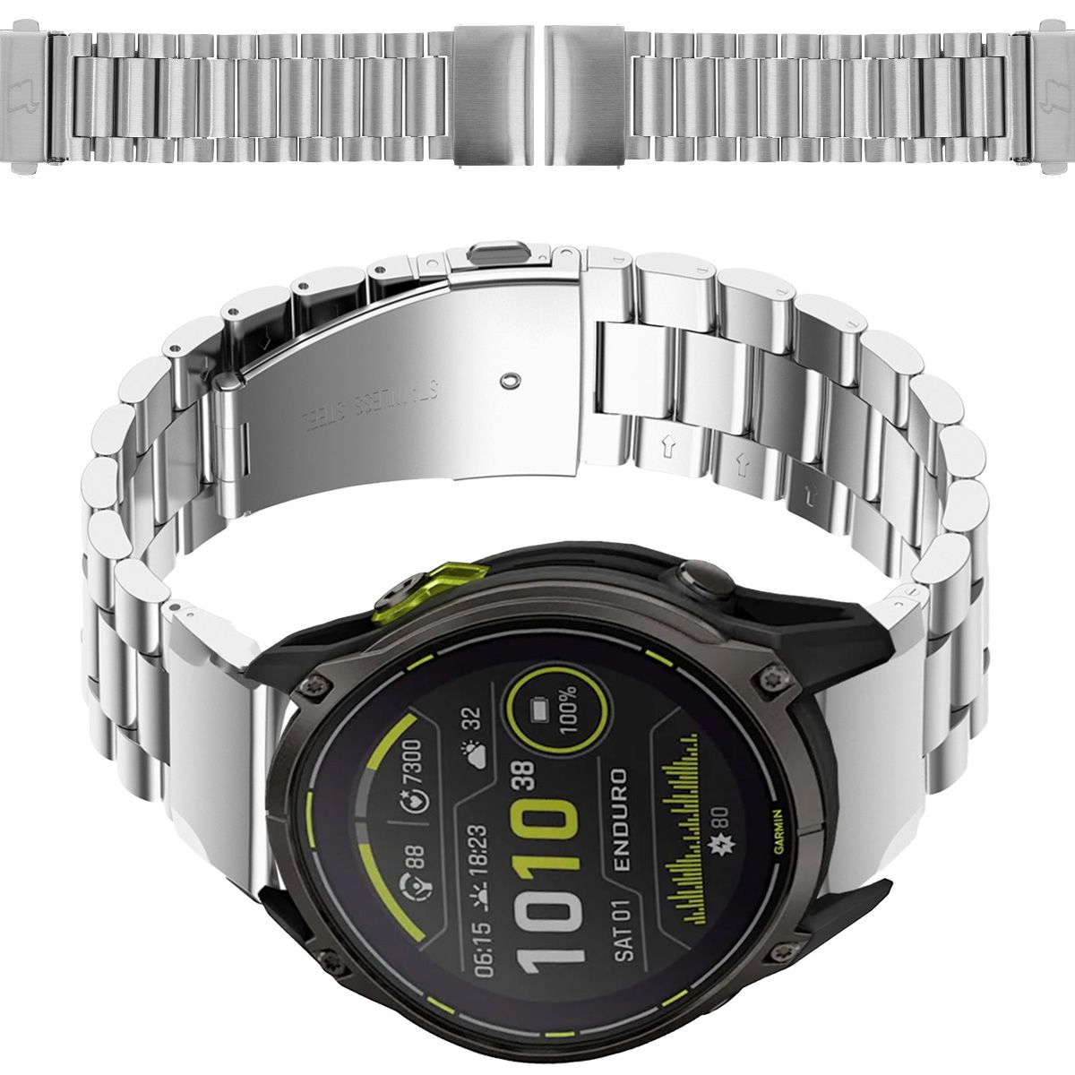 Brățară pentru ceas Bizon Strap Watch Aura pentru Smartwatch de 26 mm