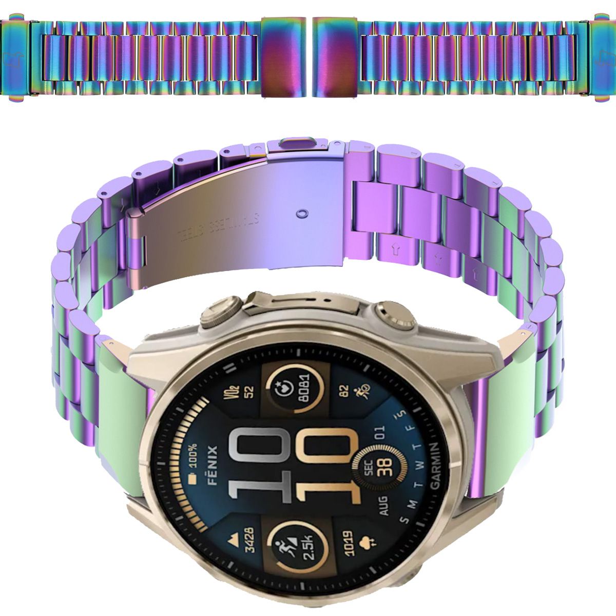 Pasek do zegarka Bizon Strap Watch Aura do Smartwatch 22 mm