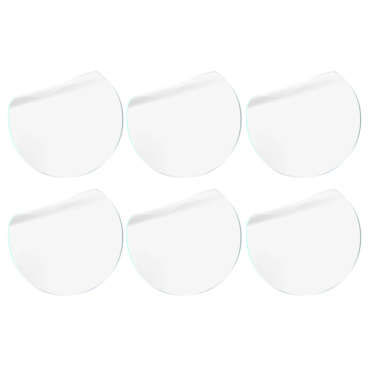 Three pieces of Bizon Watch Film HydroFlex hydrogel film