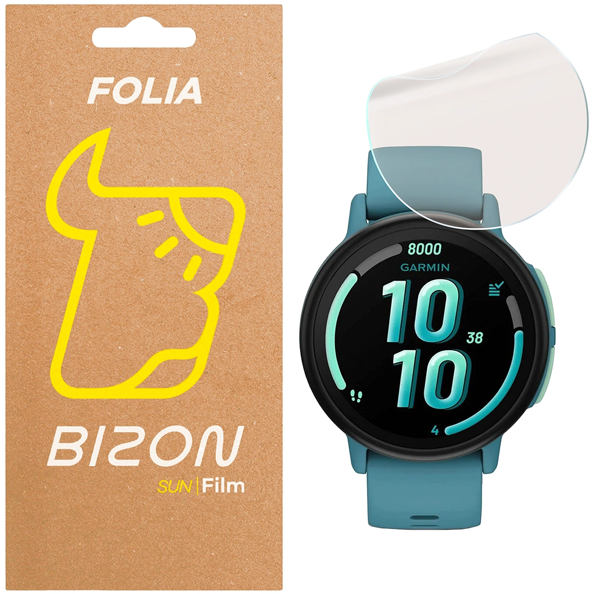 Folia matowa na ekran Bizon Glass Watch Film Sun do Garmin Bounce 2, 1 sztuka