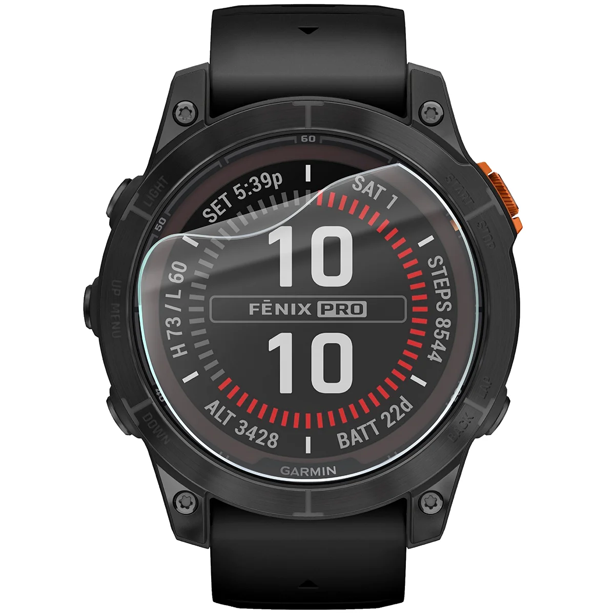 Folia hydrożelowa Bizon Watch Film HydroFlex do  Garmin Fenix 7 Pro na zegarku