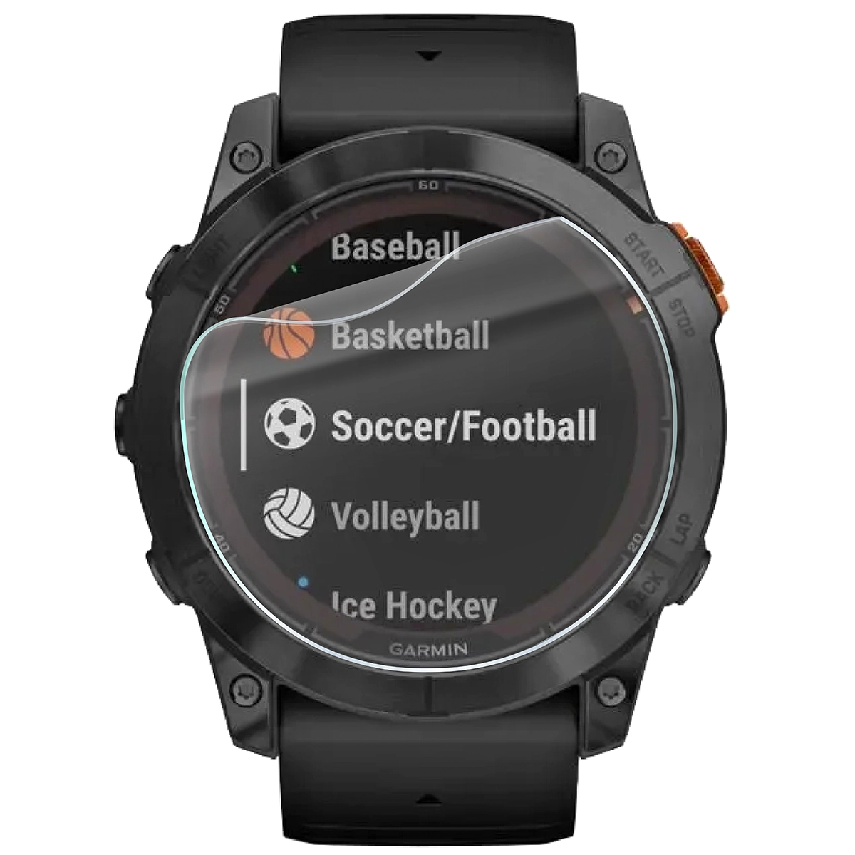 Folia hydrożelowa Bizon Watch Film HydroFlex do Garmin Fenix 7X Pro Solar 51 mm na zegarku