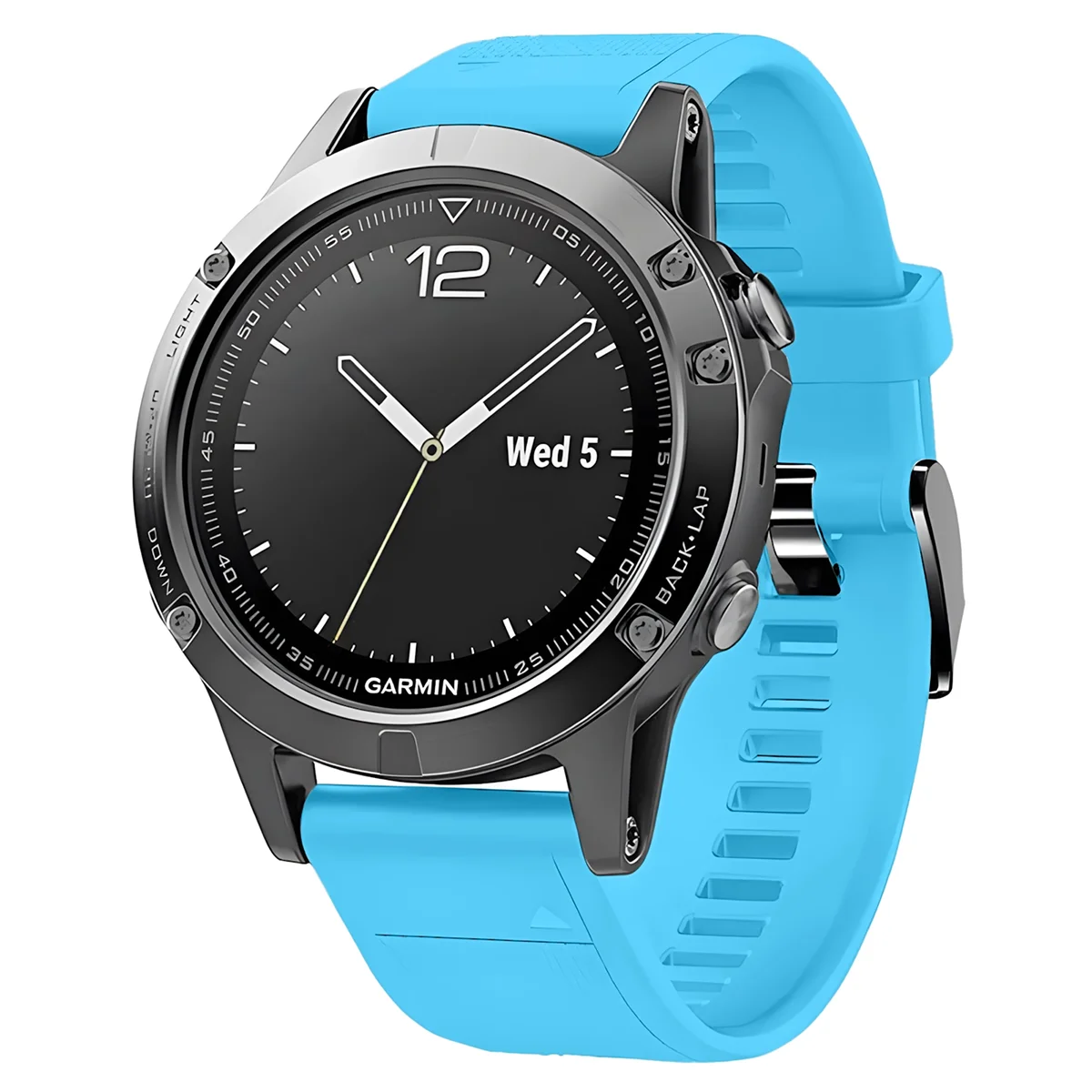 Silikonowy pasek Bizon Strap Watch Silicone Plus do Garmin QuickFit 22 mm