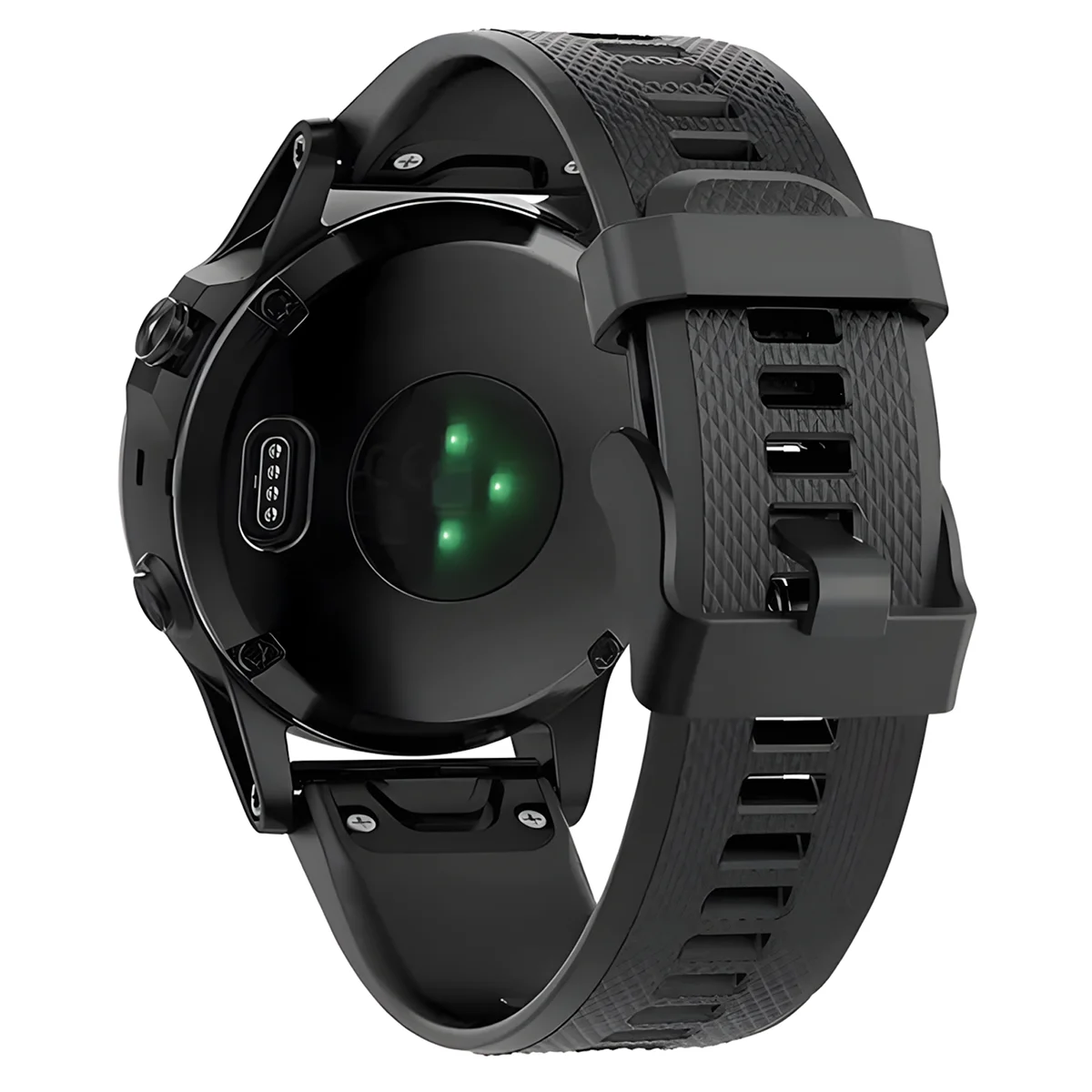Silikonowy pasek Bizon Strap Watch Silicone Plus do Garmin QuickFit 26 mm
