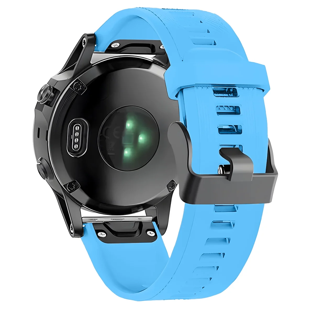 Silikonowy pasek Bizon Strap Watch Silicone Plus do Garmin QuickFit 26 mm