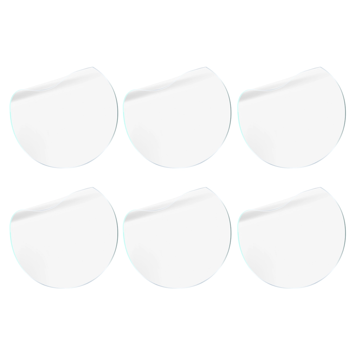 Three pieces of Bizon Watch Film HydroFlex hydrogel film