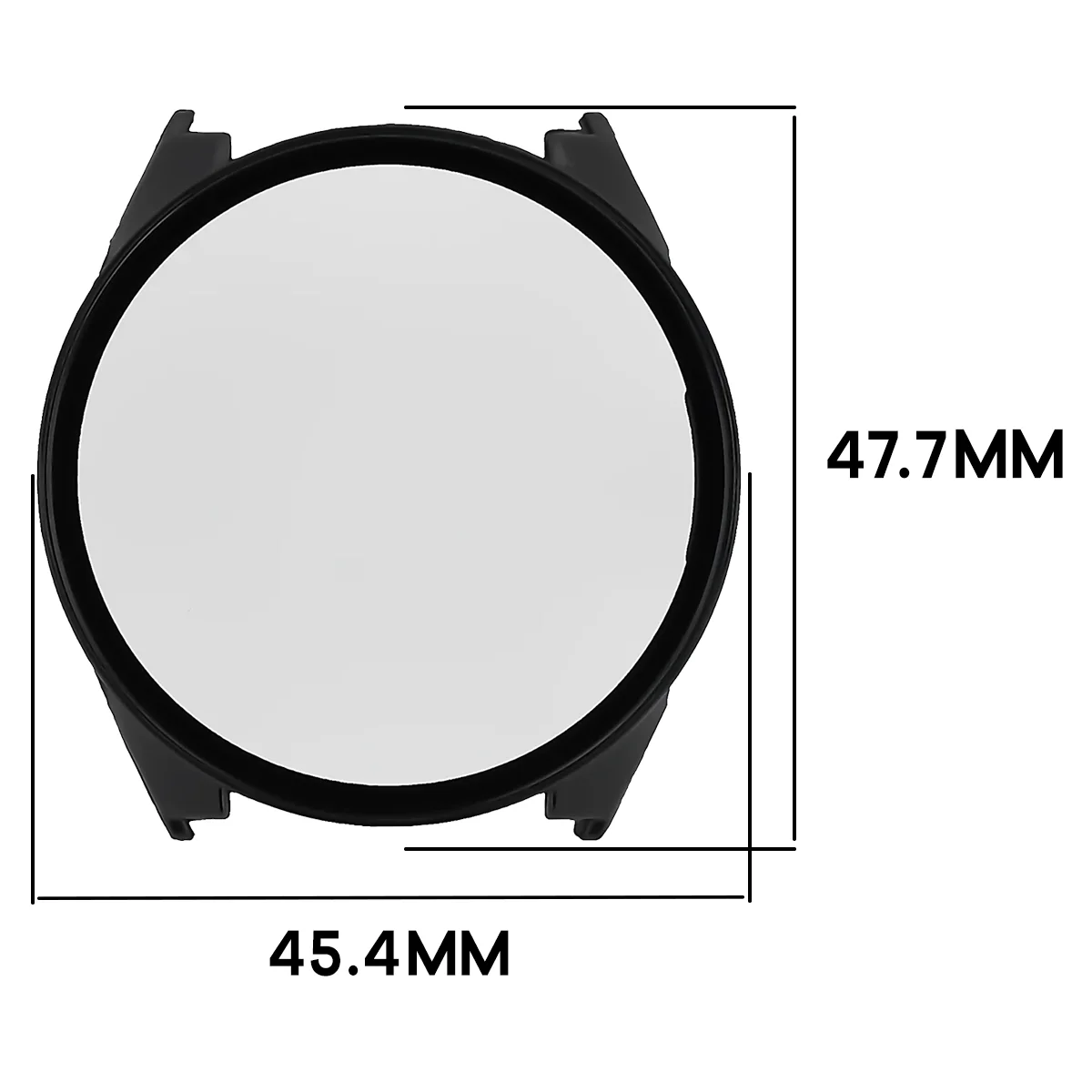 A Bizon Case Watch Adamo tok méretei a Garmin Forerunner 70 / 170 / 170 Music számára
