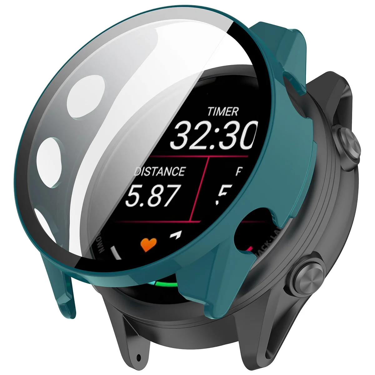 A Bizon Case Watch Adamo tok felhelyezésének vizualizációja a Garmin Forerunner 70 / 170 / 170 Music számára