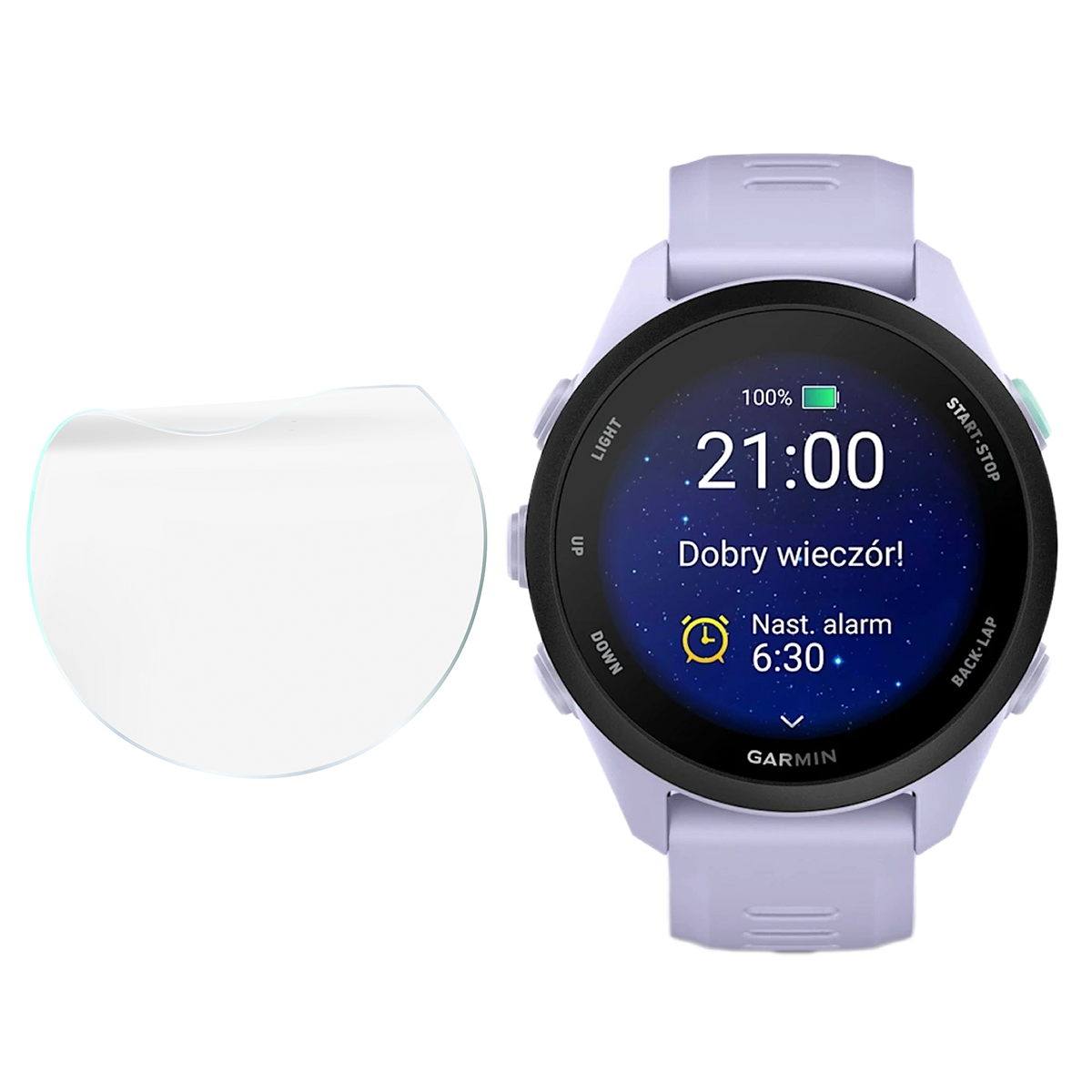 Bizon Watch Film Hydrogel Duo w zestawieniu z Garmin Forerunner 70 / 170 / 170 Music!