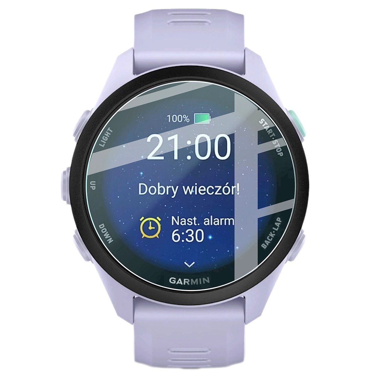 Dimensions of the glass Bizon Watch Glass Clear for Garmin Forerunner 70 / 170 / 170 Music