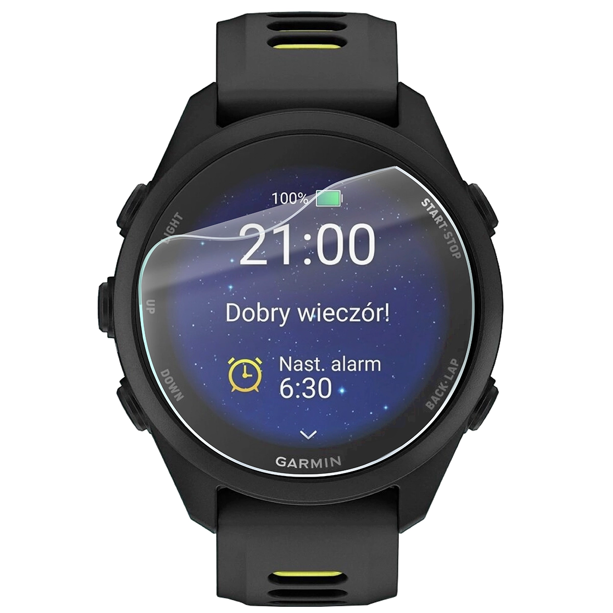 Folia hydrożelowa Bizon Watch Film HydroFlex do Garmin Forerunner 70 na zegarku
