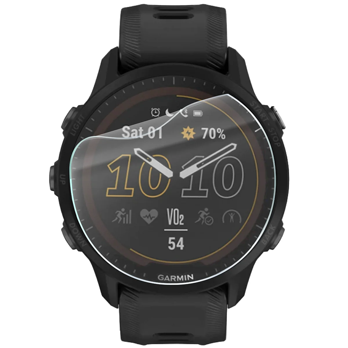 Folia hydrożelowa Bizon Watch Film HydroFlex do Garmin Forerunner 955 Solar na zegarku