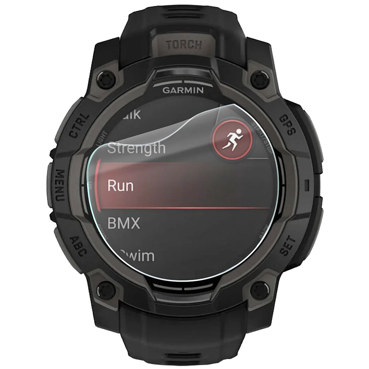 Folia hydrożelowa Bizon Watch Film HydroFlex do Garmin Instinct 3 45 mm AMOLED na zegarku